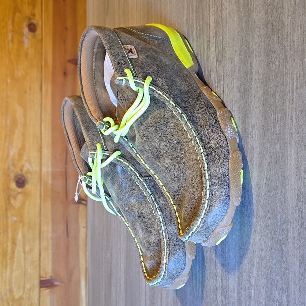 Twisted X Driving Moc - Brown/Yellow